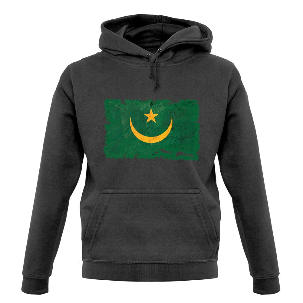 Mauritania Grunge Style Flag unisex hoodie Mauritania Grunge Style Flag unisex hoodie