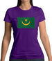 Mauritania Grunge Style Flag Womens T-Shirt Mauritania Grunge Style Flag Womens T-Shirt