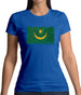 Mauritania Grunge Style Flag Womens T-Shirt Mauritania Grunge Style Flag Womens T-Shirt