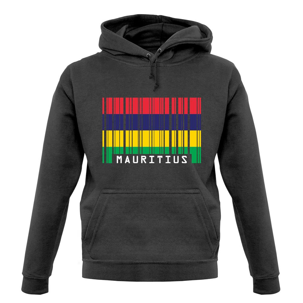 Mauritius Barcode Style Flag unisex hoodie Mauritius Barcode Style Flag unisex hoodie