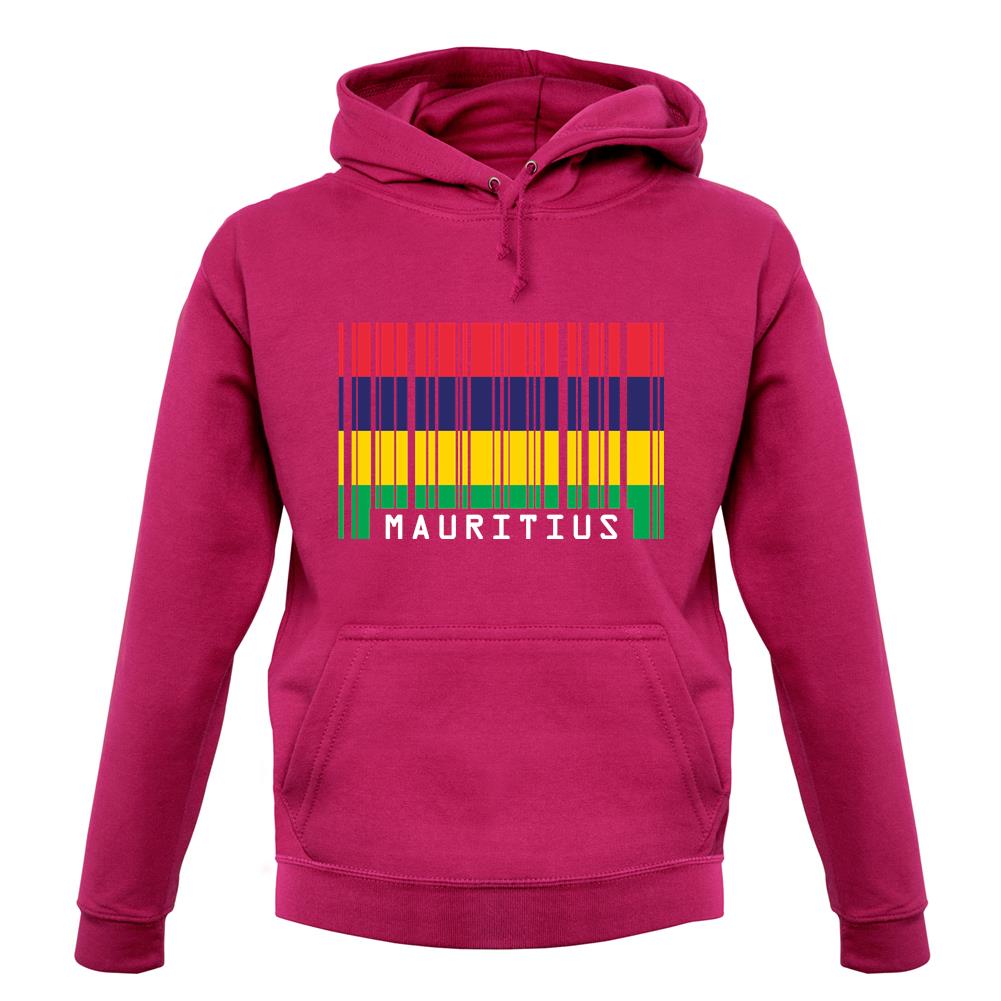 Mauritius Barcode Style Flag unisex hoodie Mauritius Barcode Style Flag unisex hoodie