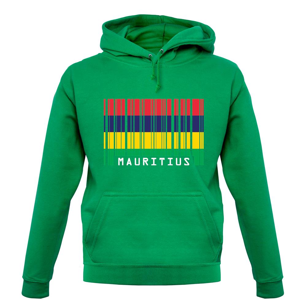 Mauritius Barcode Style Flag unisex hoodie Mauritius Barcode Style Flag unisex hoodie