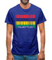 Mauritius Barcode Style Flag Mens T-Shirt Mauritius Barcode Style Flag Mens T-Shirt