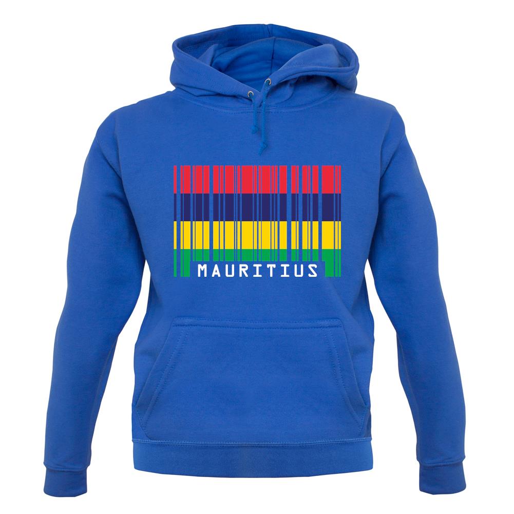 Mauritius Barcode Style Flag unisex hoodie Mauritius Barcode Style Flag unisex hoodie