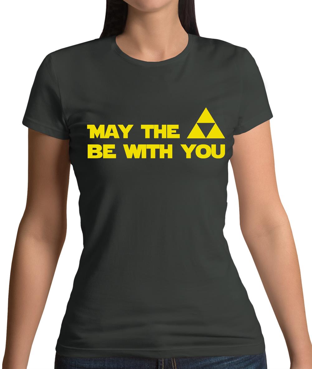 May The Triforce Be With You Womens T-Shirt May The Triforce Be With You Womens T-Shirt