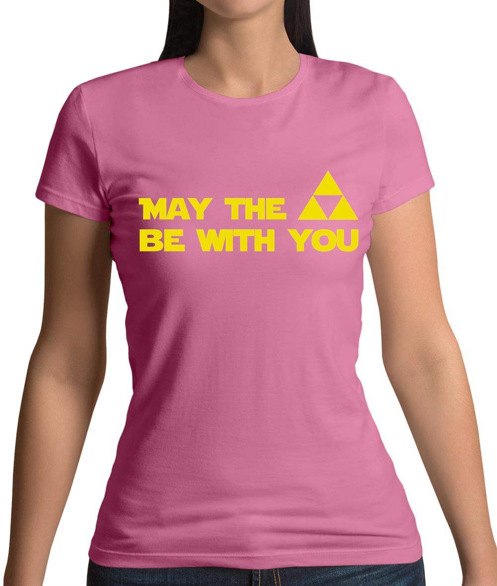 May The Triforce Be With You Womens T-Shirt May The Triforce Be With You Womens T-Shirt