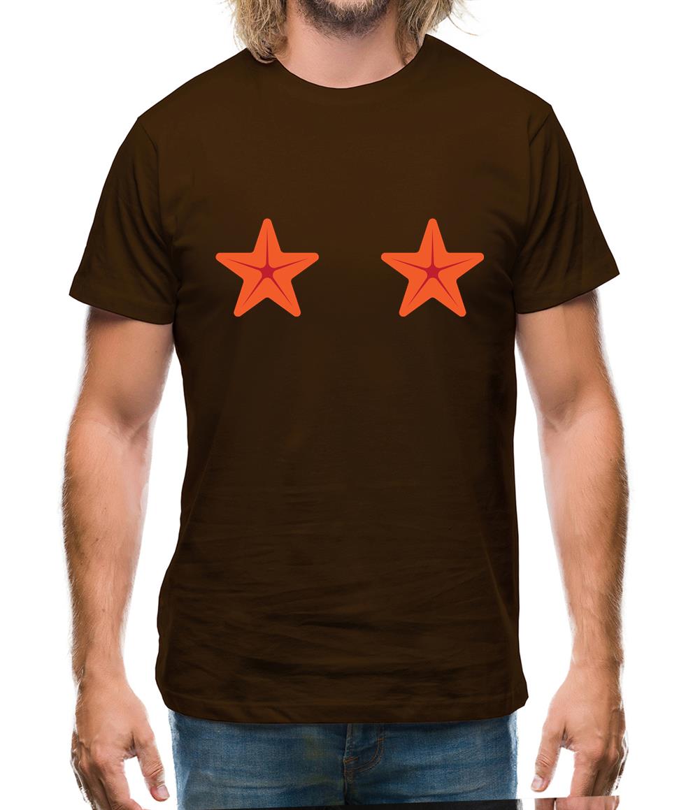 Mermaid Starfish Boobs Mens T-Shirt Mermaid Starfish Boobs Mens T-Shirt