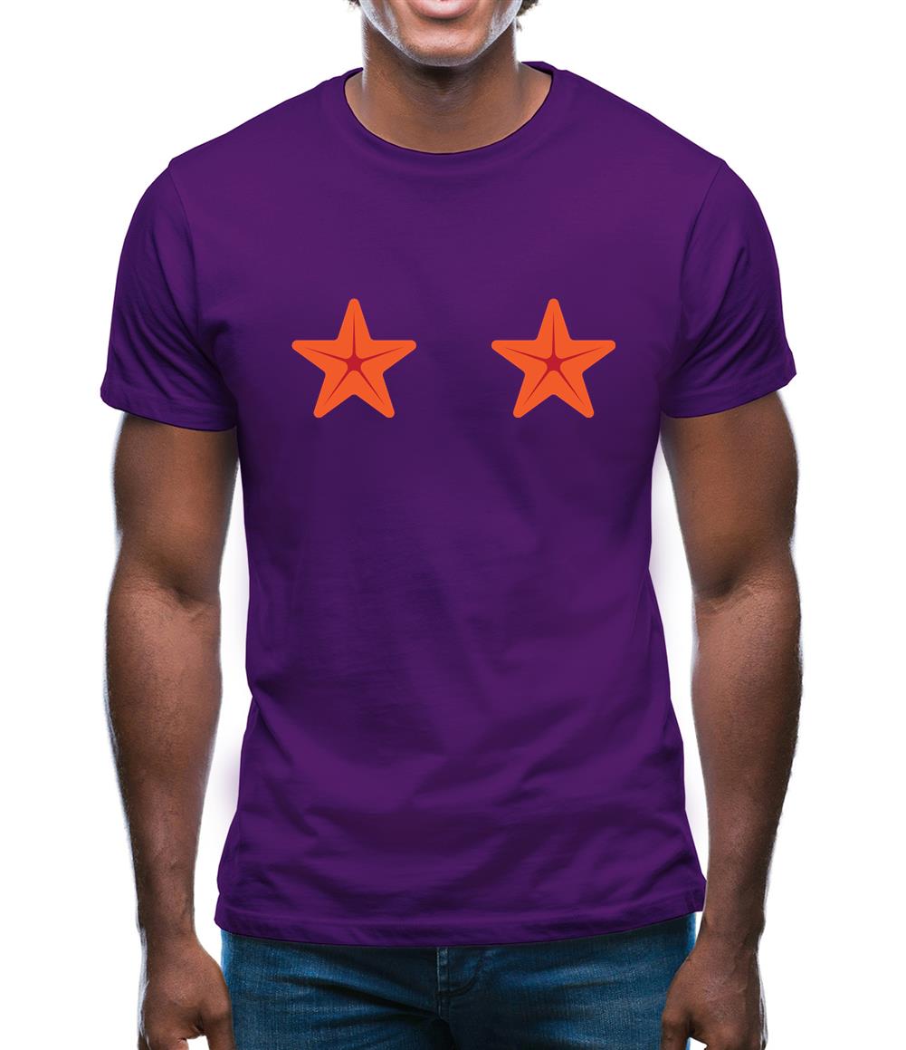 Mermaid Starfish Boobs Mens T-Shirt Mermaid Starfish Boobs Mens T-Shirt
