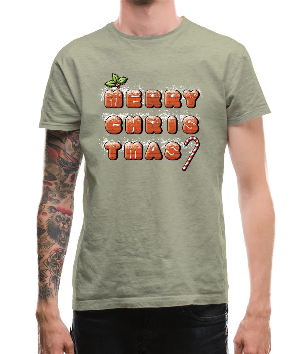 Merry Christmas Biscuits Mens T-Shirt Merry Christmas Biscuits Mens T-Shirt