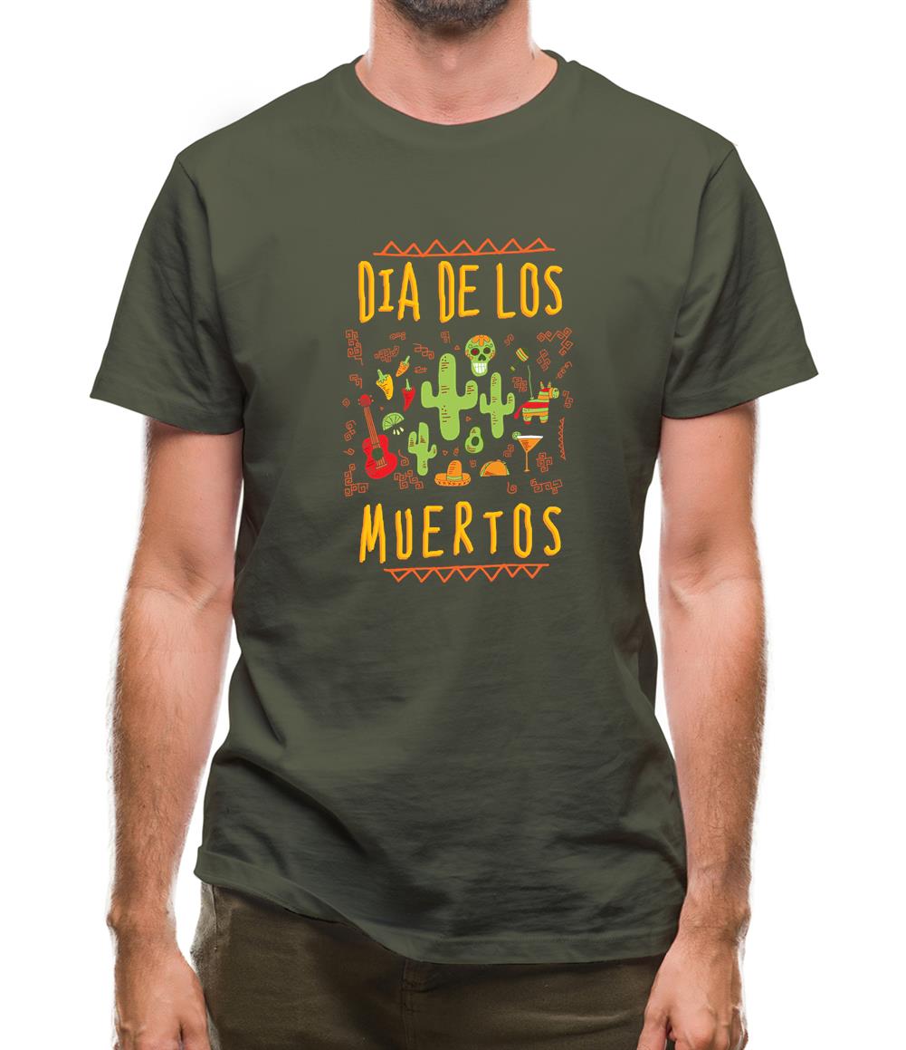 Dia De Los Muertos Mens T-Shirt Dia De Los Muertos Mens T-Shirt