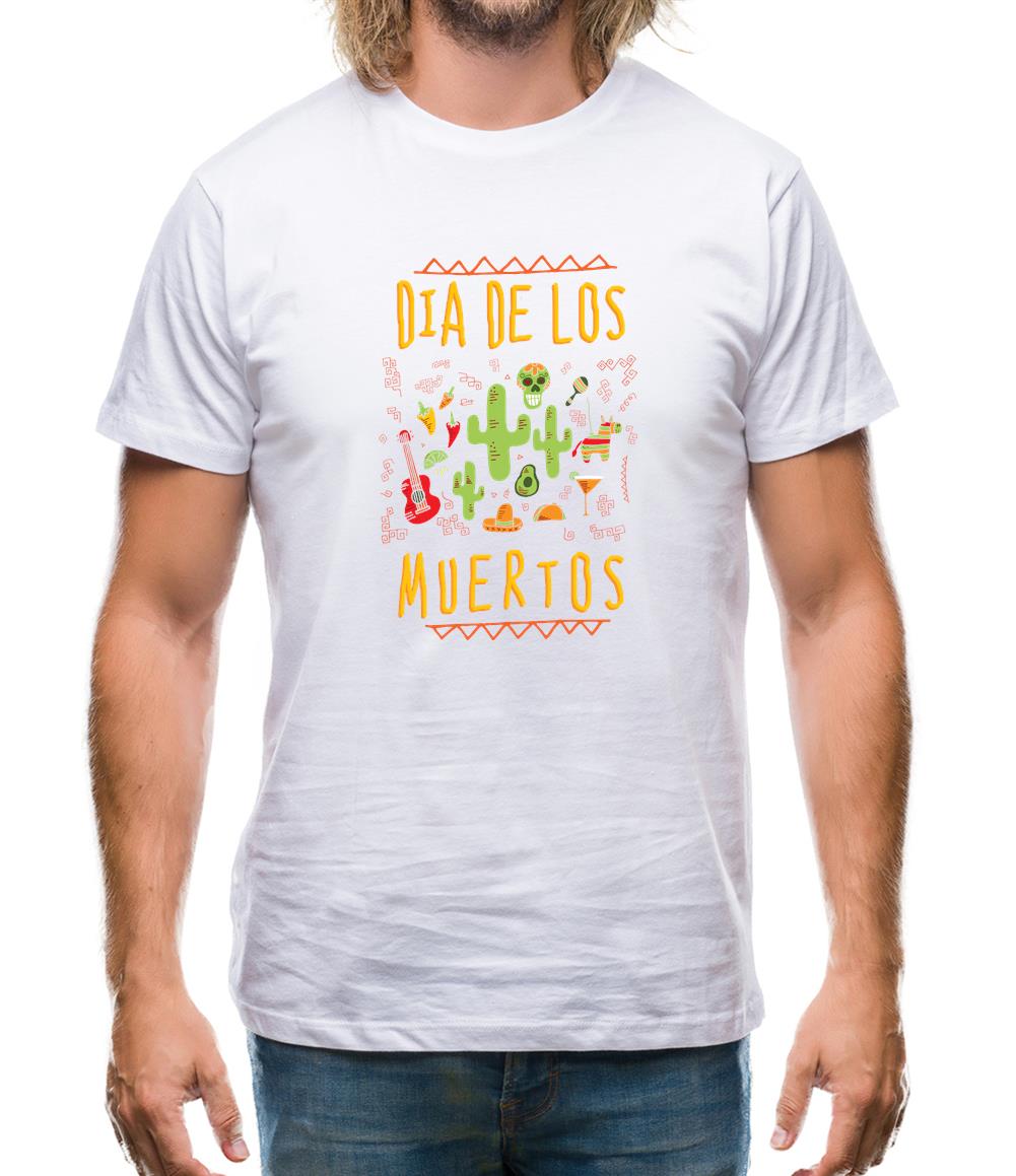 Dia De Los Muertos Mens T-Shirt Dia De Los Muertos Mens T-Shirt