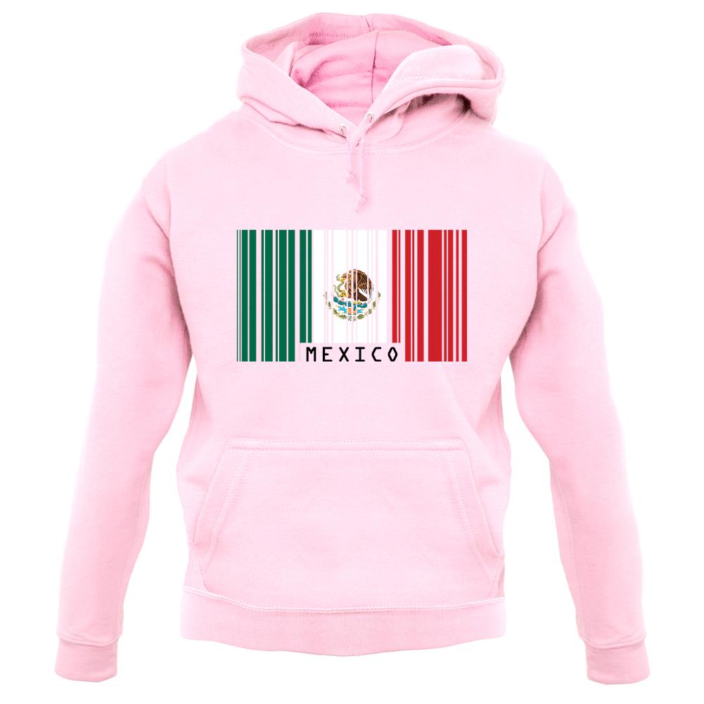 Mexico Barcode Style Flag unisex hoodie Mexico Barcode Style Flag unisex hoodie