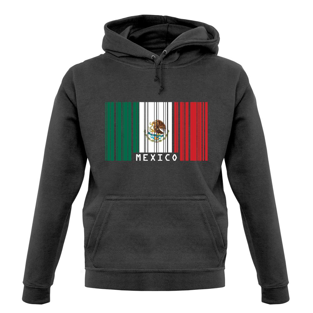 Mexico Barcode Style Flag unisex hoodie Mexico Barcode Style Flag unisex hoodie