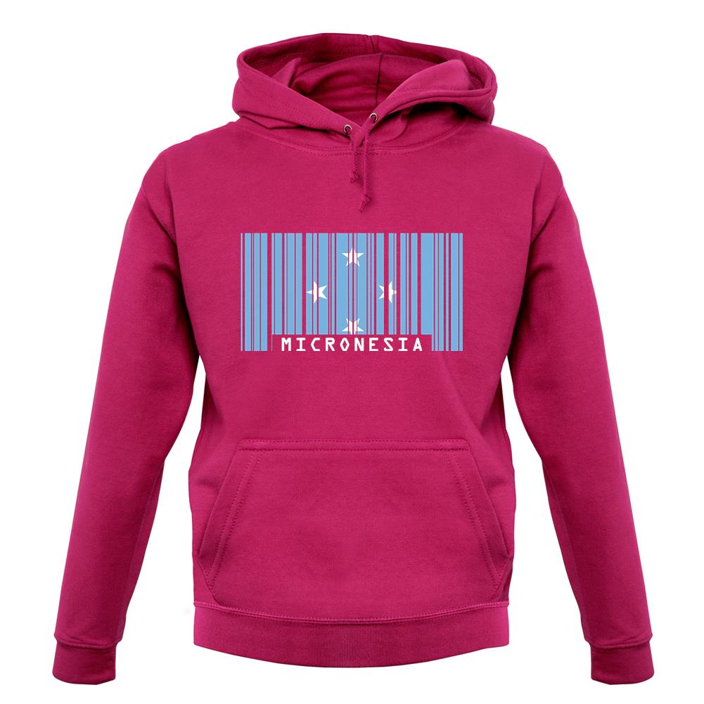 Micronesia Barcode Style Flag unisex hoodie Micronesia Barcode Style Flag unisex hoodie