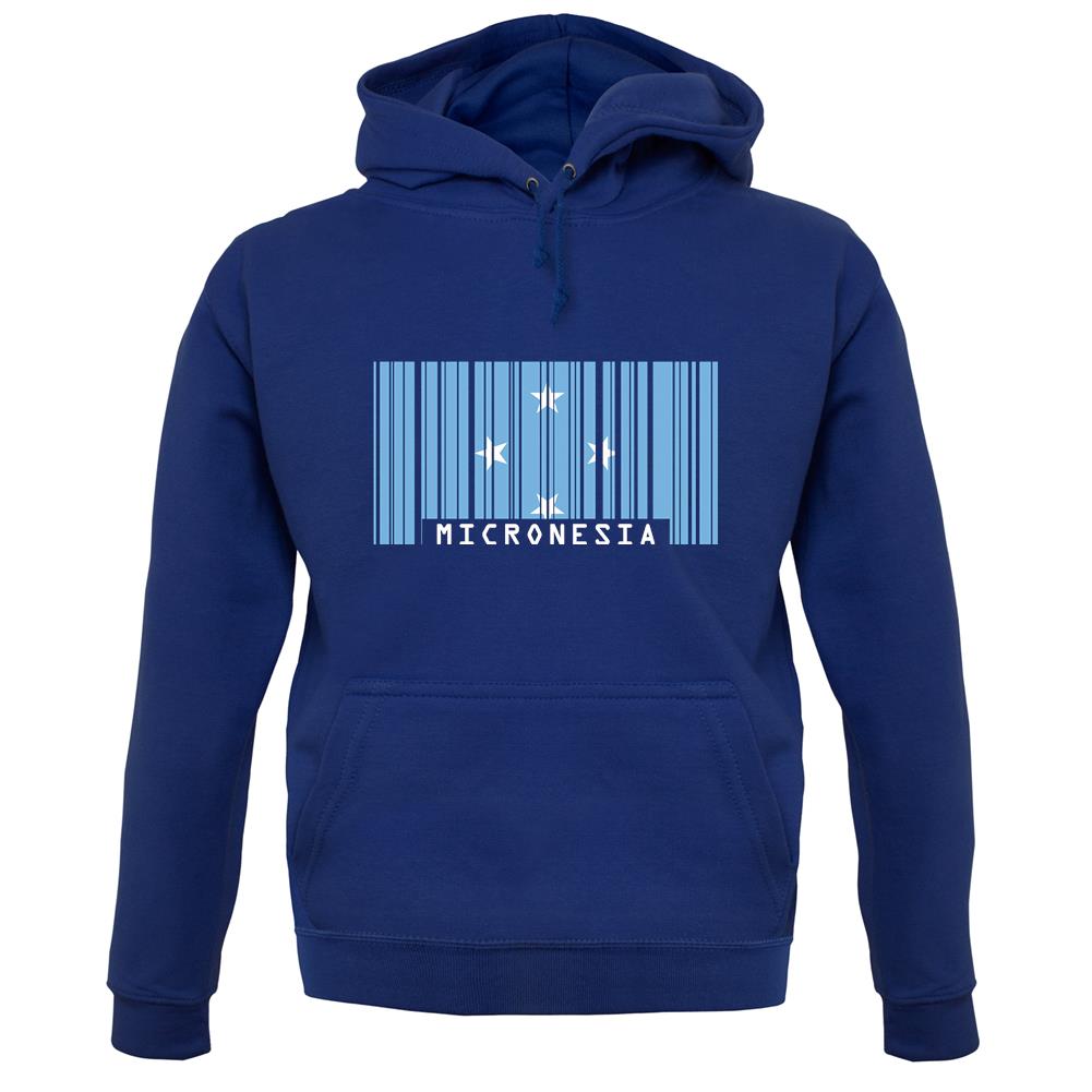 Micronesia Barcode Style Flag unisex hoodie Micronesia Barcode Style Flag unisex hoodie