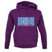 Micronesia Barcode Style Flag unisex hoodie Micronesia Barcode Style Flag unisex hoodie