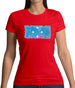 Micronesia Grunge Style Flag Womens T-Shirt Micronesia Grunge Style Flag Womens T-Shirt