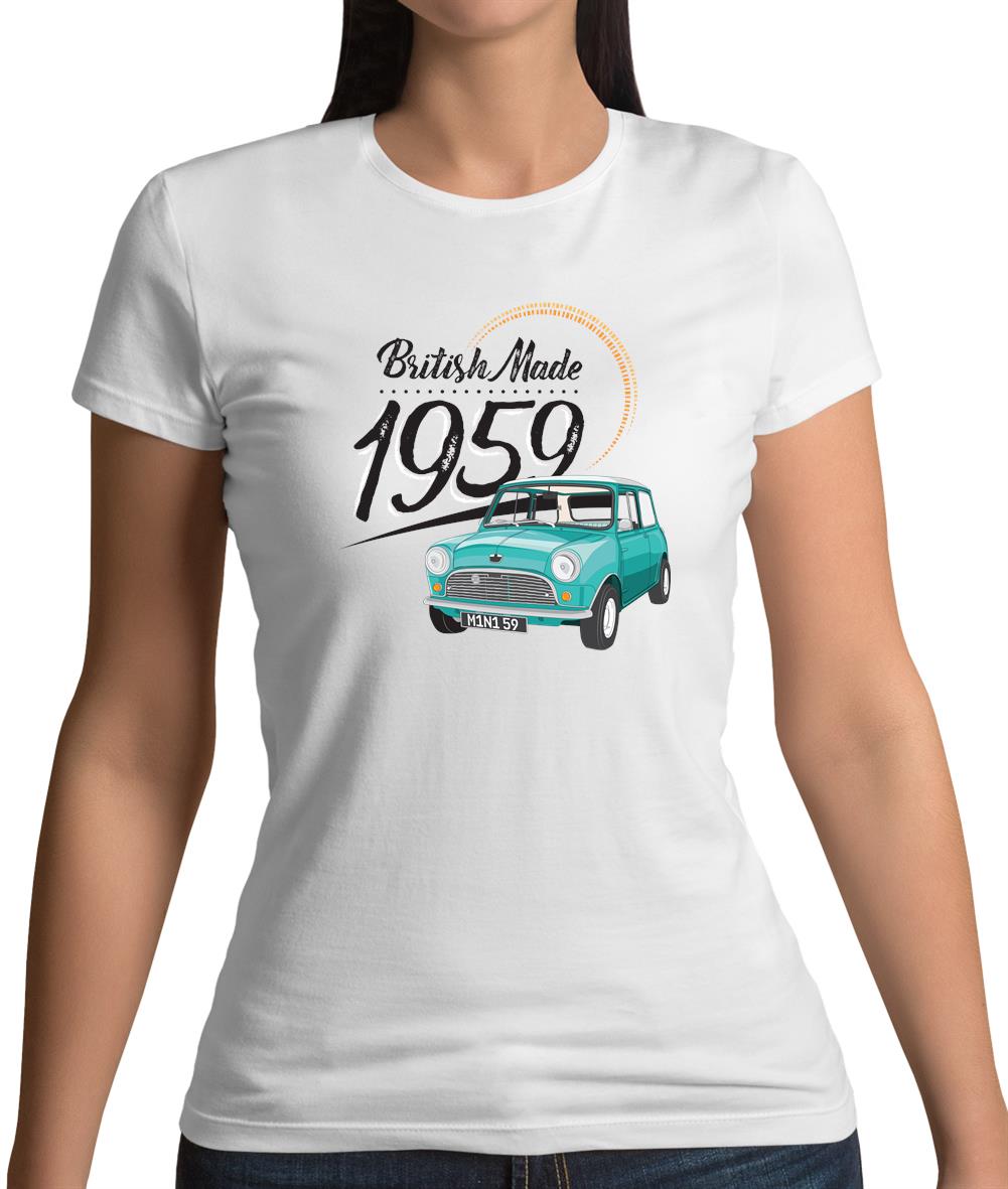 British Made 1959 - Mini Womens T-Shirt British Made 1959 - Mini Womens T-Shirt