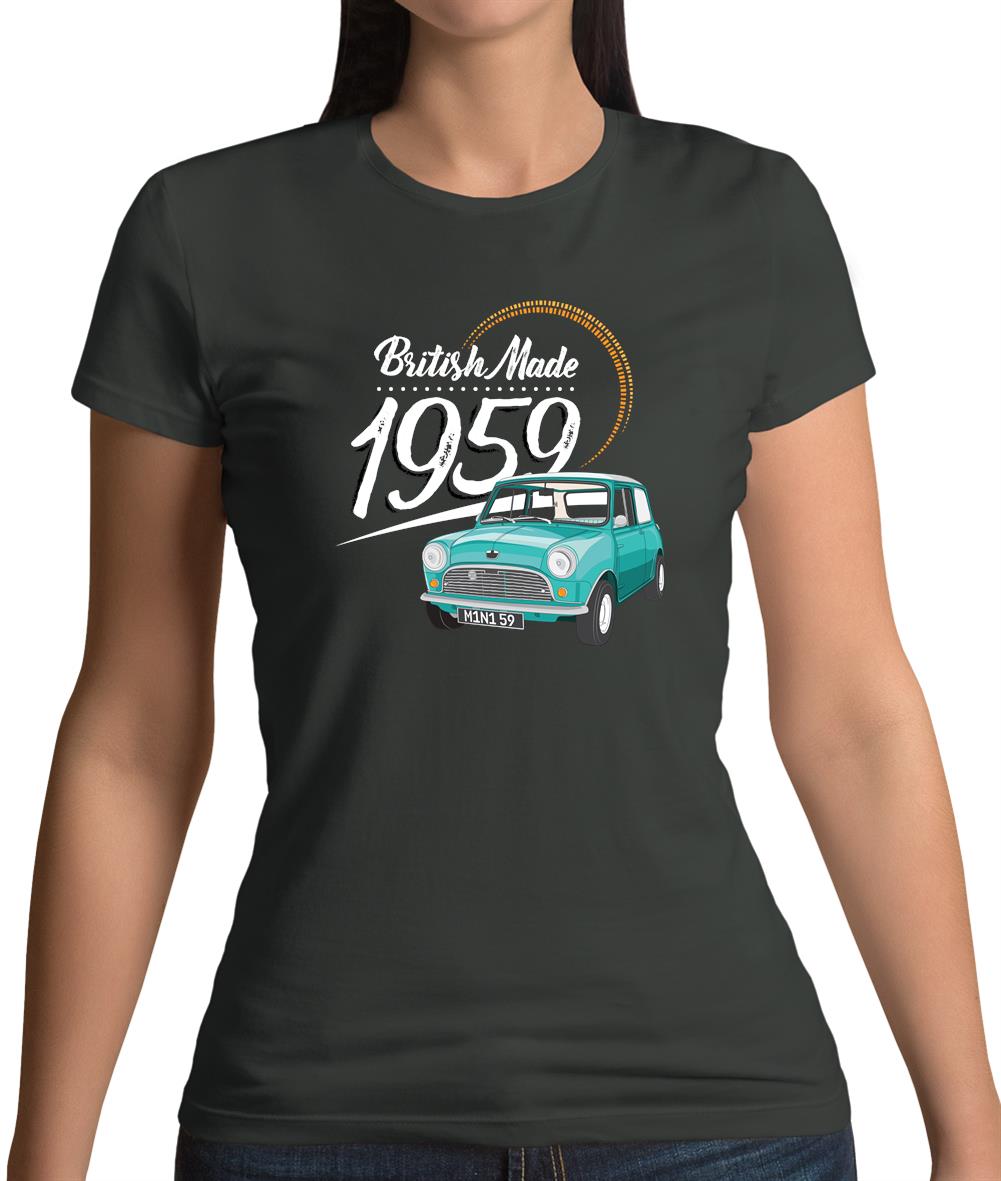British Made 1959 - Mini Womens T-Shirt British Made 1959 - Mini Womens T-Shirt