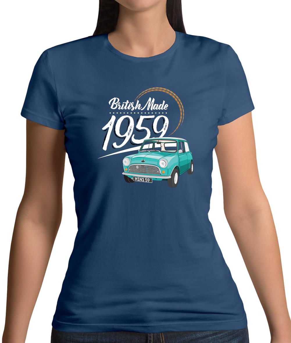 British Made 1959 - Mini Womens T-Shirt British Made 1959 - Mini Womens T-Shirt