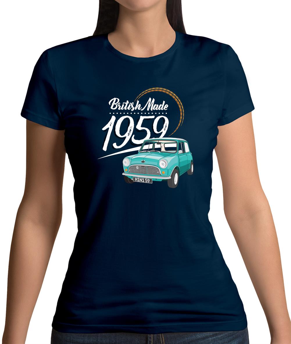 British Made 1959 - Mini Womens T-Shirt British Made 1959 - Mini Womens T-Shirt
