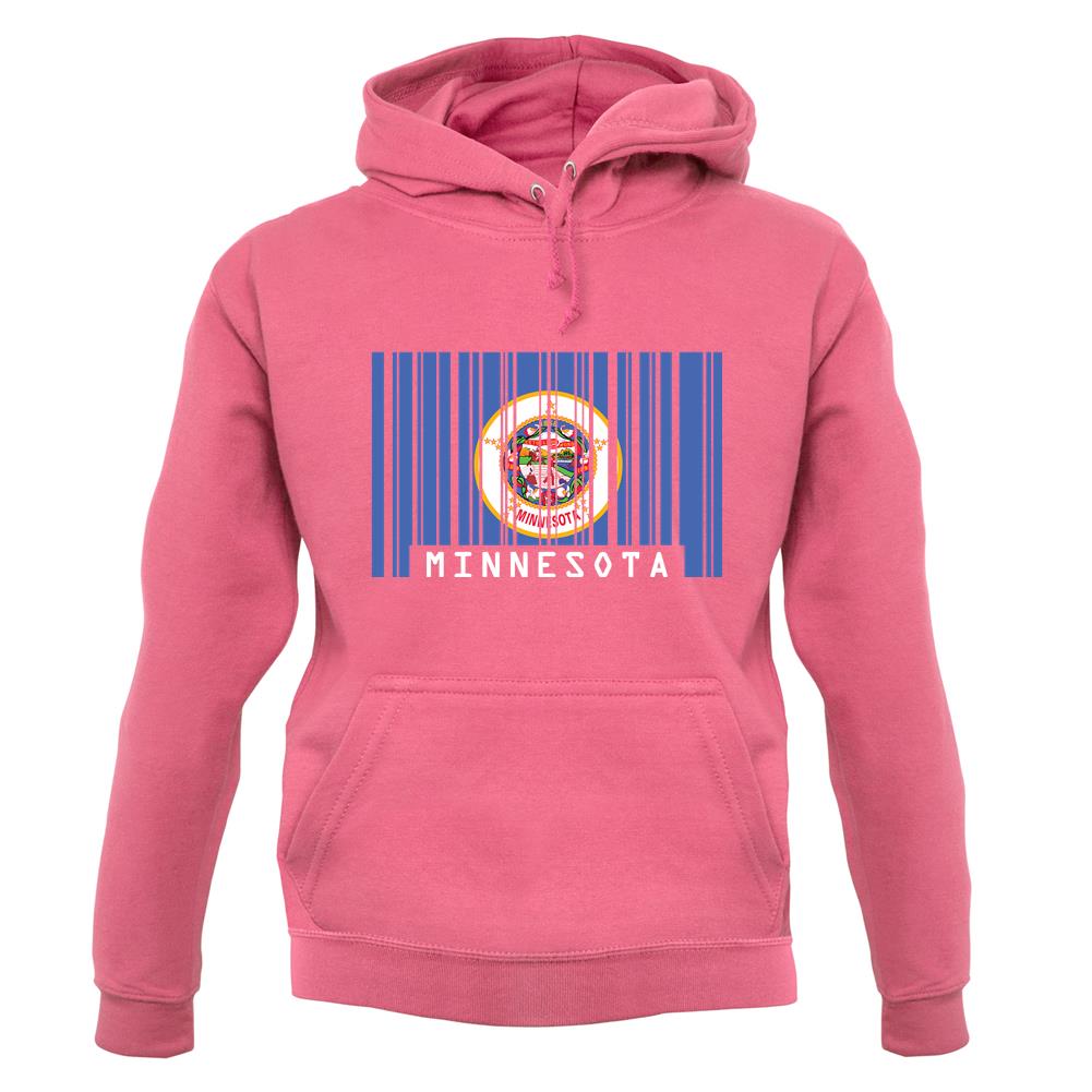 Minnesota Barcode Style Flag unisex hoodie Minnesota Barcode Style Flag unisex hoodie