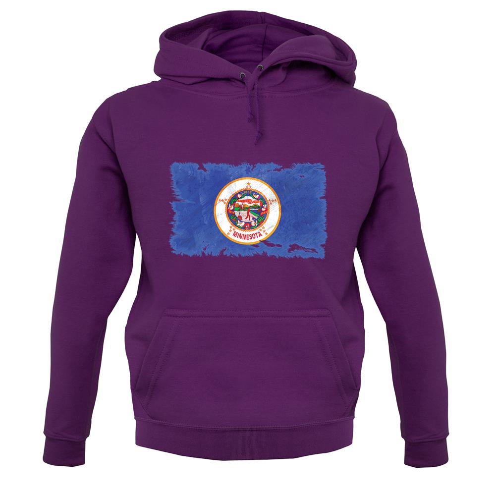 Minnesota Grunge Style Flag unisex hoodie Minnesota Grunge Style Flag unisex hoodie