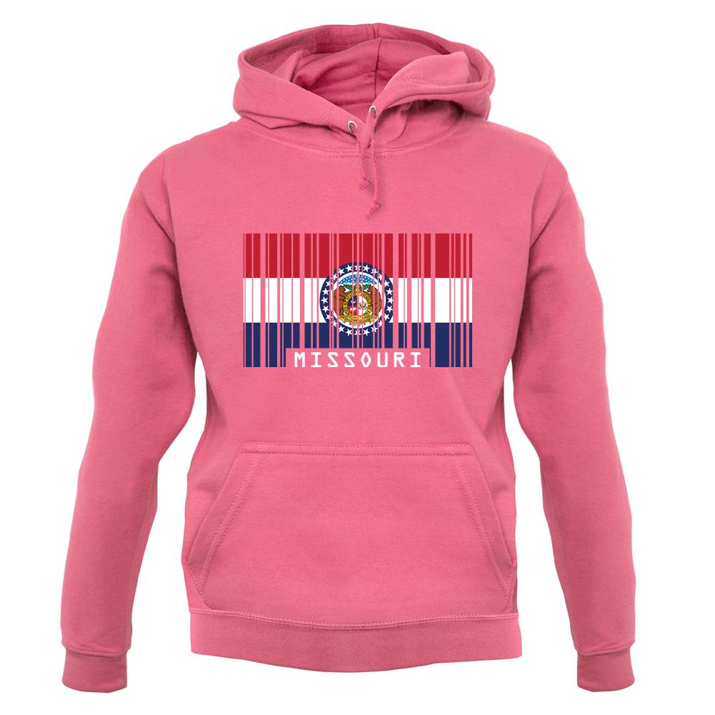 Missouri Barcode Style Flag unisex hoodie Missouri Barcode Style Flag unisex hoodie