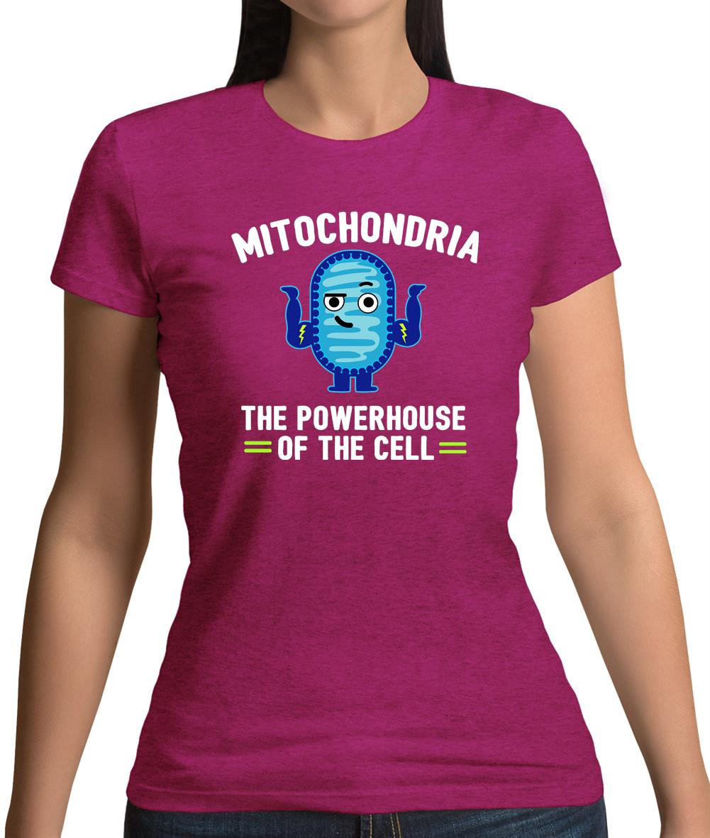 Mitochondria, Powerhouse Of The Cell Womens T-Shirt Mitochondria, Powerhouse Of The Cell Womens T-Shirt