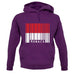 Monaco Barcode Style Flag unisex hoodie Monaco Barcode Style Flag unisex hoodie