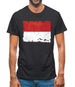 Monaco Grunge Style Flag Mens T-Shirt Monaco Grunge Style Flag Mens T-Shirt