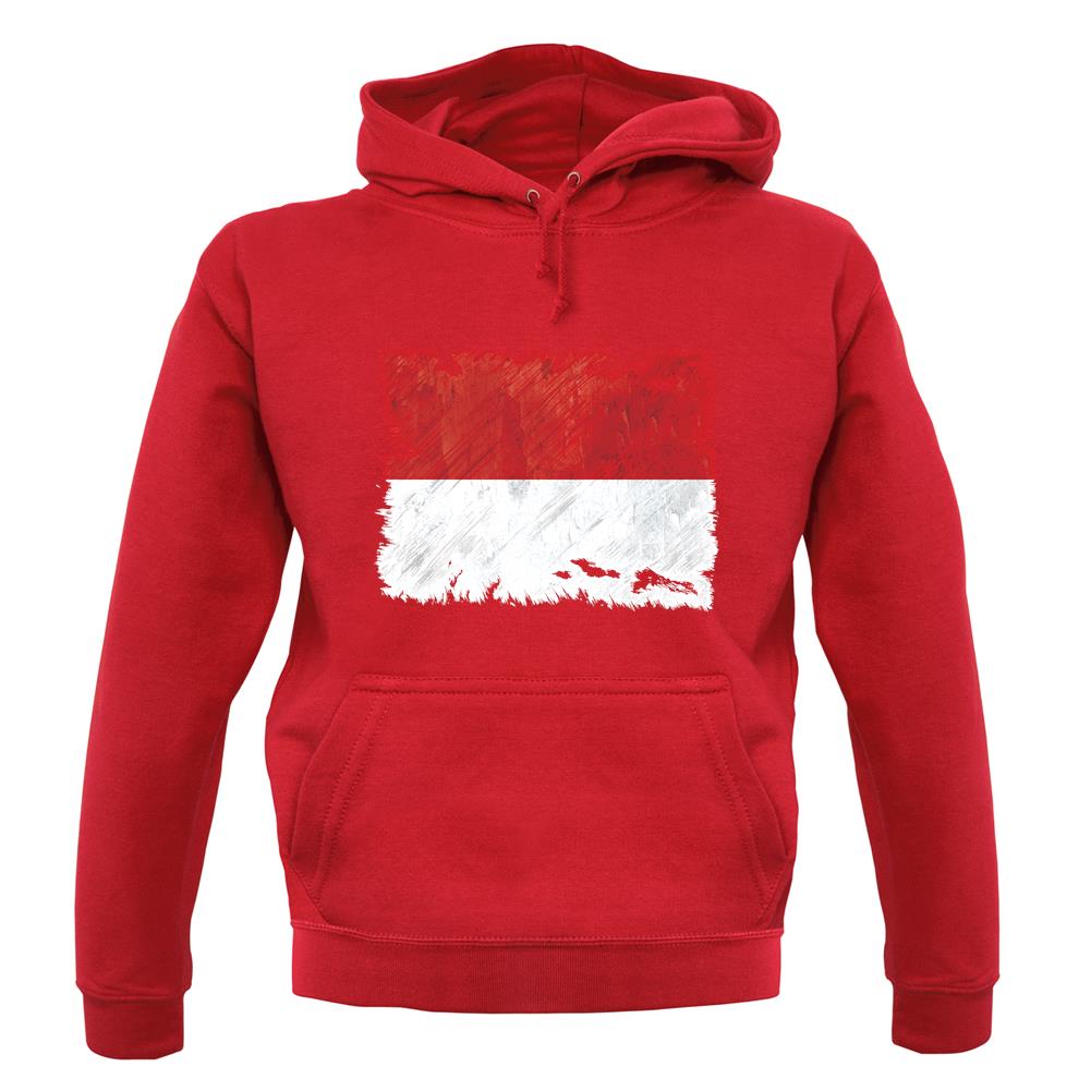 Monaco Grunge Style Flag unisex hoodie Monaco Grunge Style Flag unisex hoodie