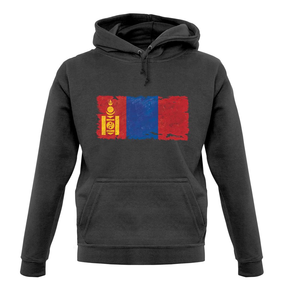 Mongolia Grunge Style Flag unisex hoodie Mongolia Grunge Style Flag unisex hoodie
