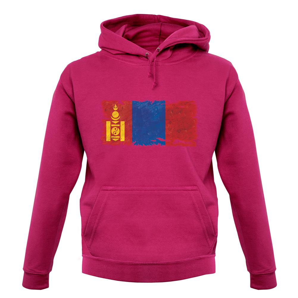 Mongolia Grunge Style Flag unisex hoodie Mongolia Grunge Style Flag unisex hoodie