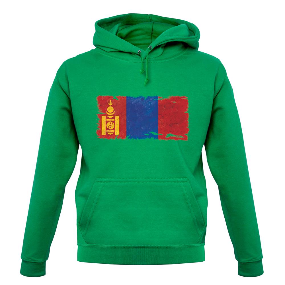 Mongolia Grunge Style Flag unisex hoodie Mongolia Grunge Style Flag unisex hoodie