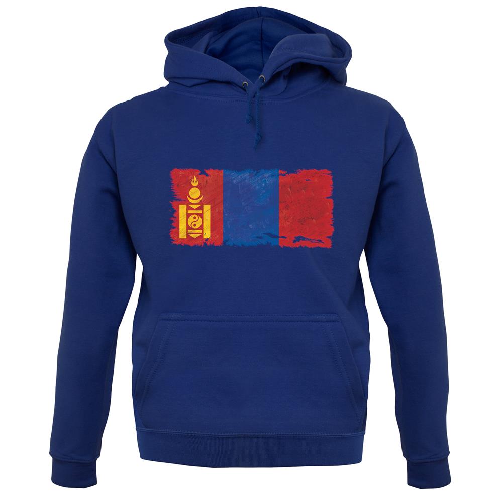 Mongolia Grunge Style Flag unisex hoodie Mongolia Grunge Style Flag unisex hoodie