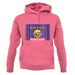 Montana Barcode Style Flag unisex hoodie