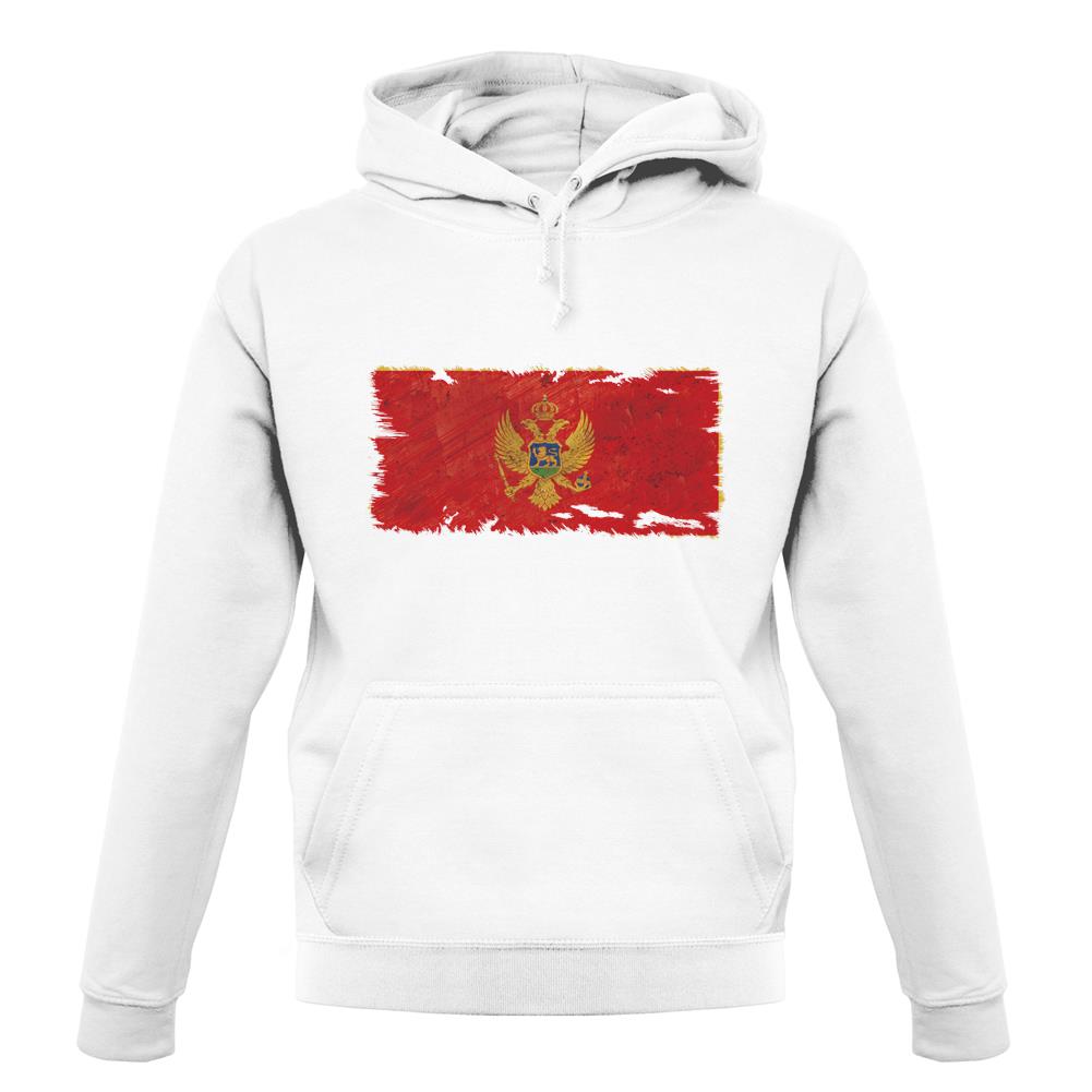Montenegro Grunge Style Flag unisex hoodie Montenegro Grunge Style Flag unisex hoodie
