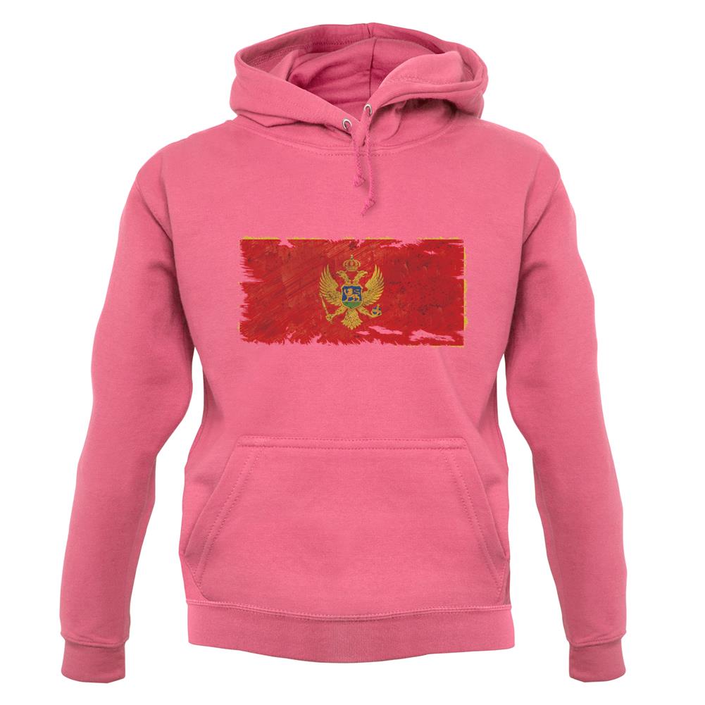Montenegro Grunge Style Flag unisex hoodie Montenegro Grunge Style Flag unisex hoodie