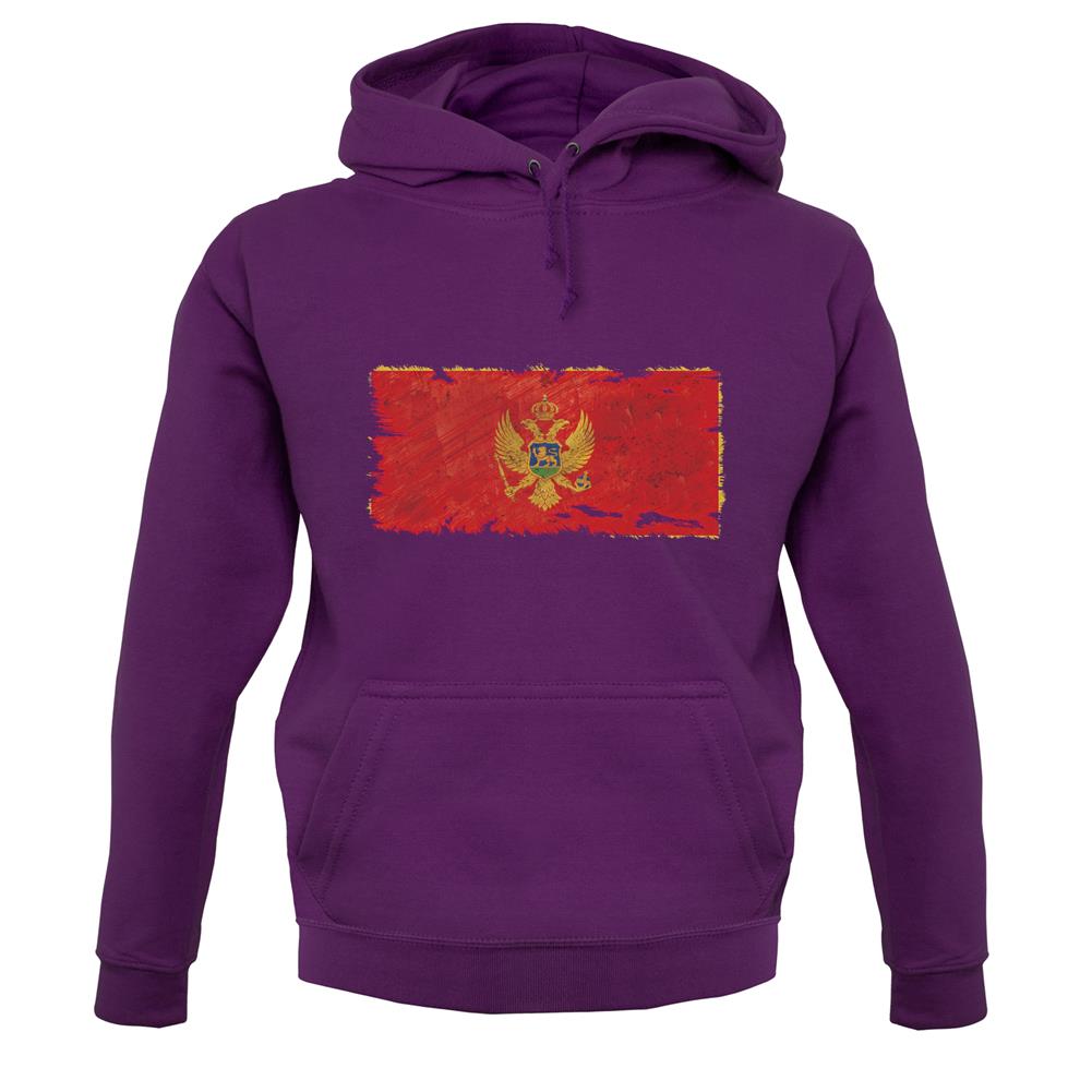 Montenegro Grunge Style Flag unisex hoodie Montenegro Grunge Style Flag unisex hoodie