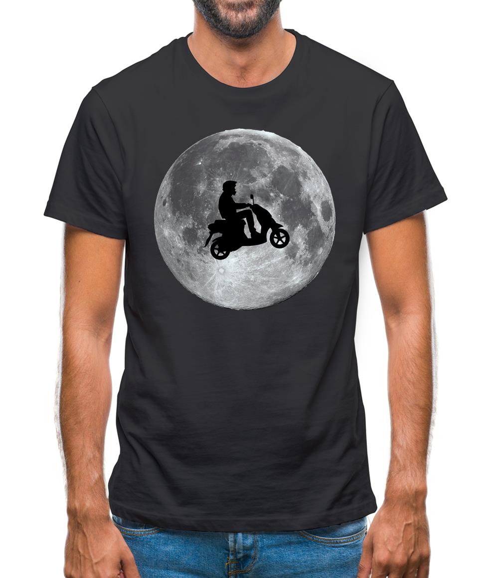 Moped Moon Mens T-Shirt Moped Moon Mens T-Shirt