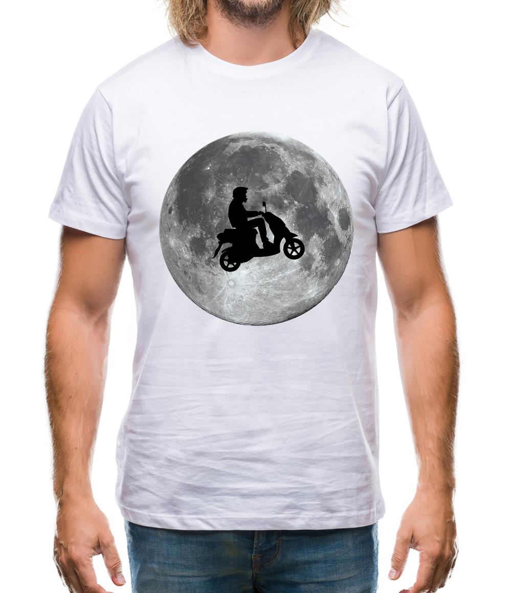 Moped Moon Mens T-Shirt Moped Moon Mens T-Shirt