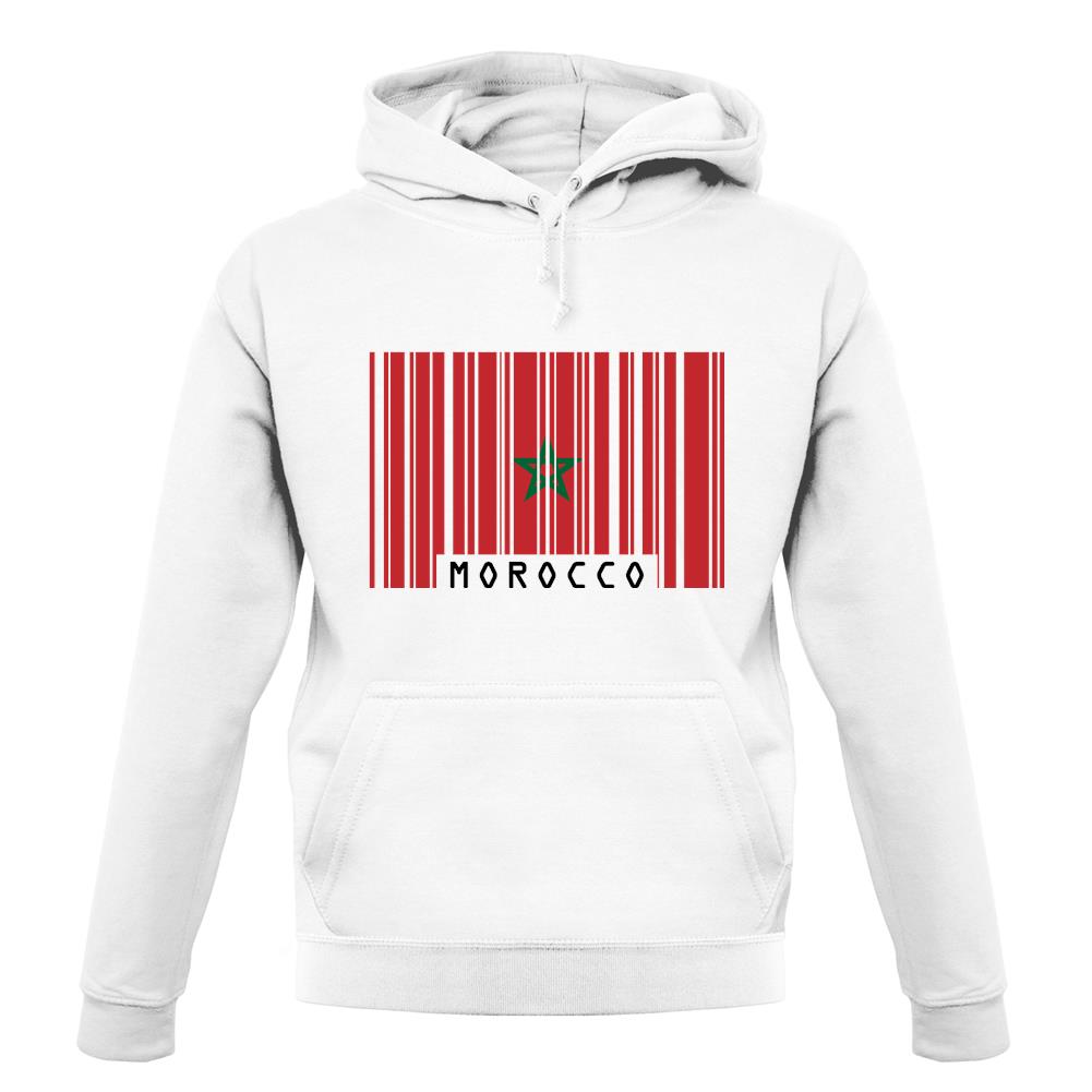 Morocco Barcode Style Flag unisex hoodie Morocco Barcode Style Flag unisex hoodie