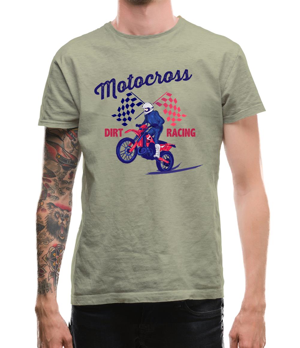 Motocross Dirt Racing Mens T-Shirt Motocross Dirt Racing Mens T-Shirt