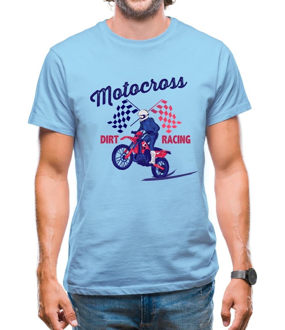 Motocross Dirt Racing Mens T-Shirt Motocross Dirt Racing Mens T-Shirt