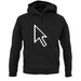 Mouse Pointer (Pixel) unisex hoodie Mouse Pointer (Pixel) unisex hoodie