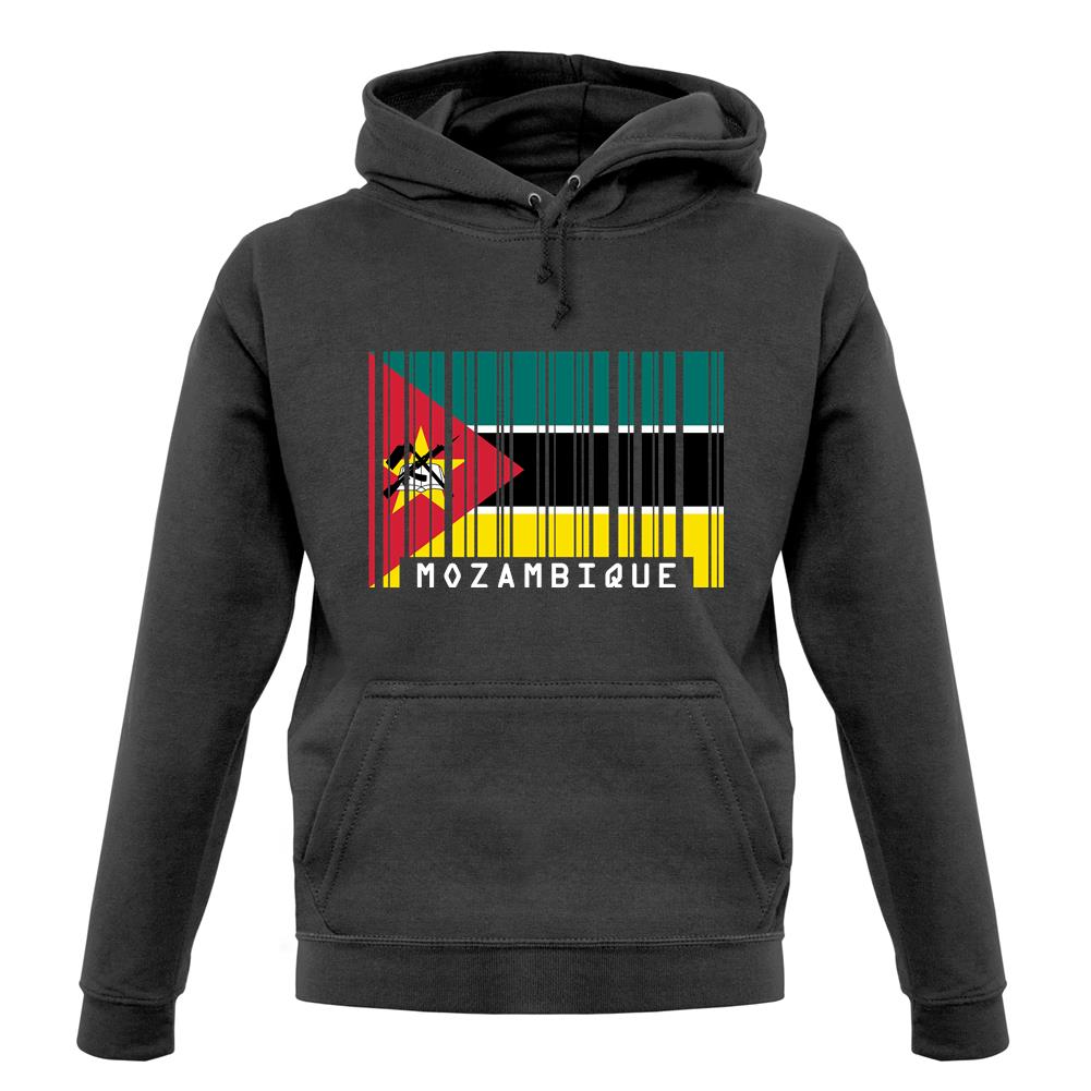Mozambique Barcode Style Flag unisex hoodie Mozambique Barcode Style Flag unisex hoodie