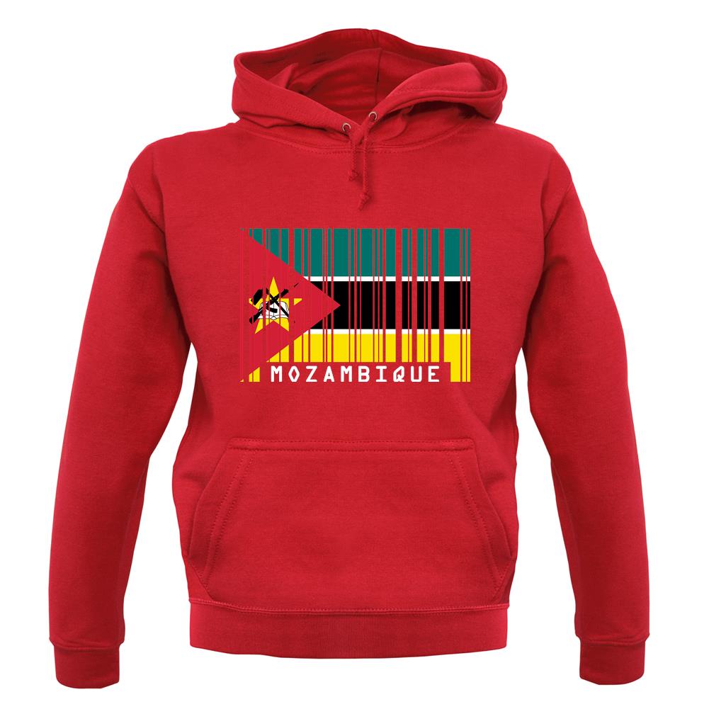 Mozambique Barcode Style Flag unisex hoodie Mozambique Barcode Style Flag unisex hoodie