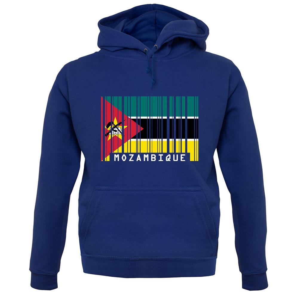 Mozambique Barcode Style Flag unisex hoodie Mozambique Barcode Style Flag unisex hoodie
