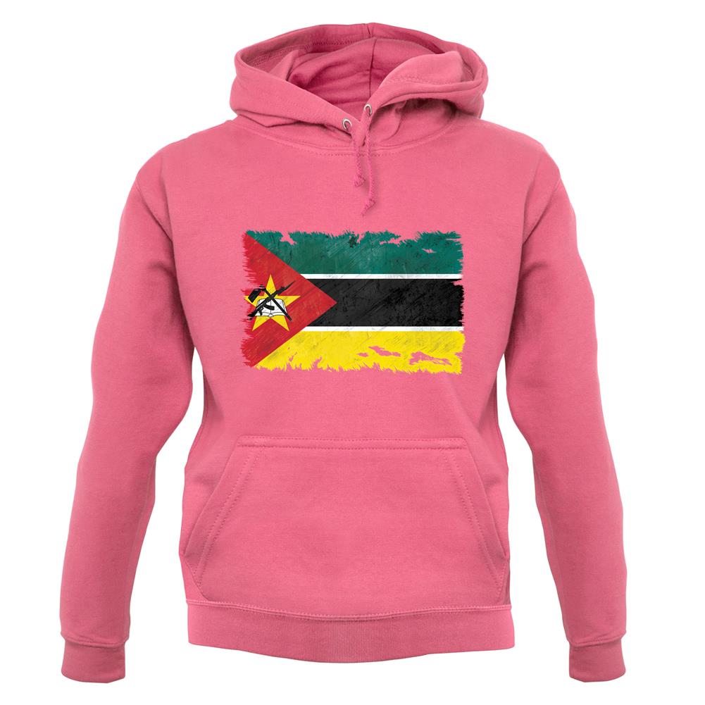Mozambique Grunge Style Flag unisex hoodie Mozambique Grunge Style Flag unisex hoodie